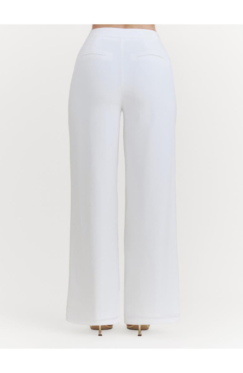 Six Stories Blake Tailored Wide Leg Pants, Alternate, color, White