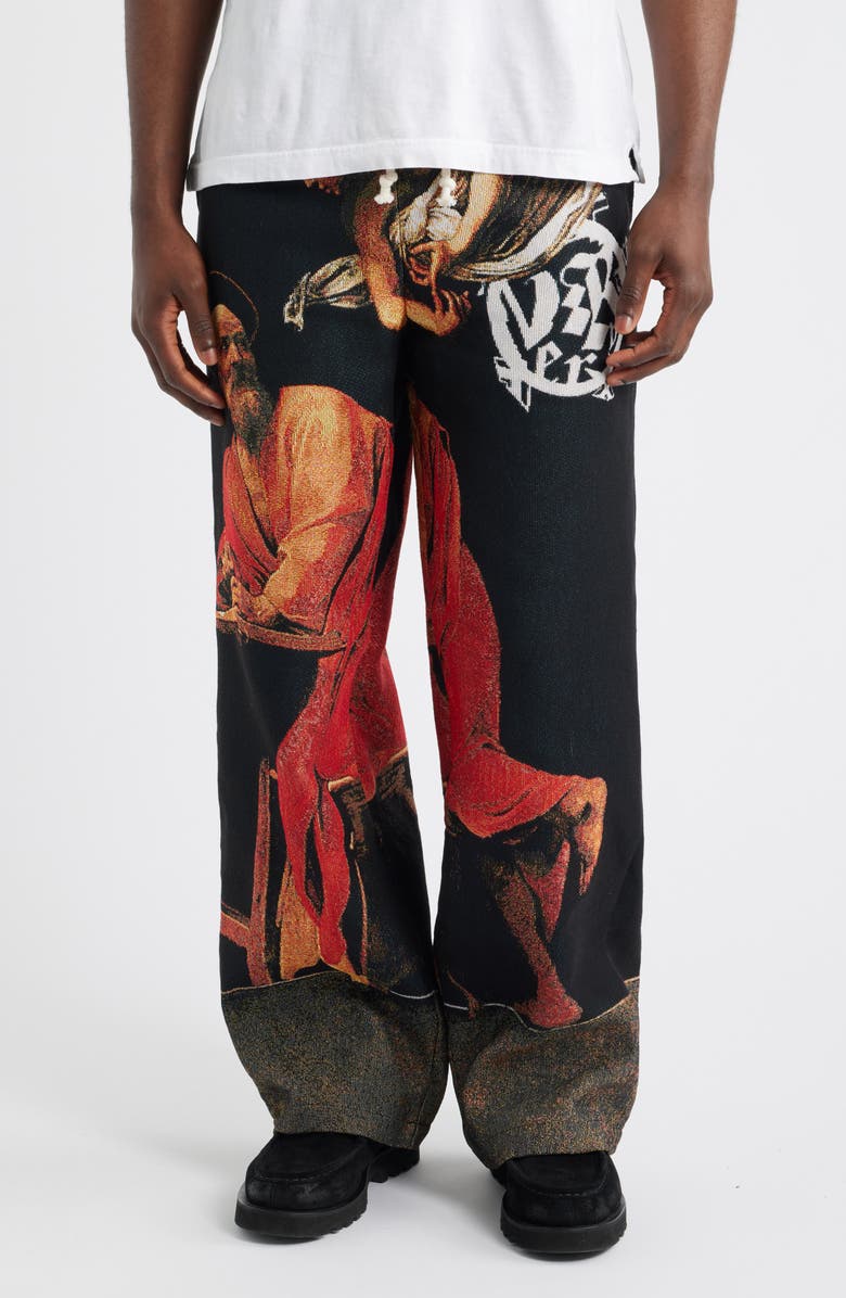 VERYRARE Calling of Saint Matthews Drawstring Pants, Main, color, Black