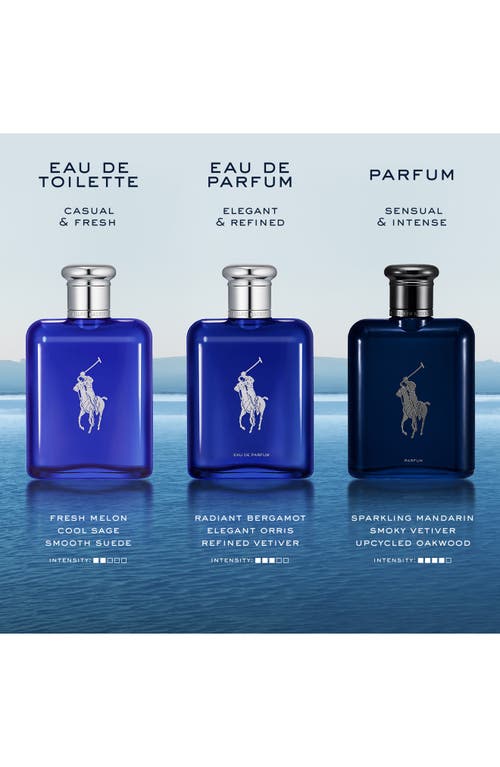 Ralph Lauren Polo Blue Eau De Toilette Gift Set $200 Value In Transparent
