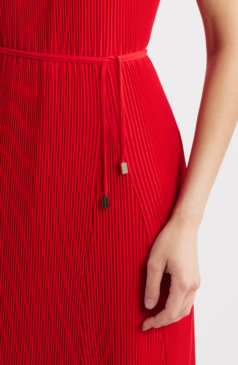 Milly Nalani Plissé Ruffle Hem Maxi Dress, Alternate, color,