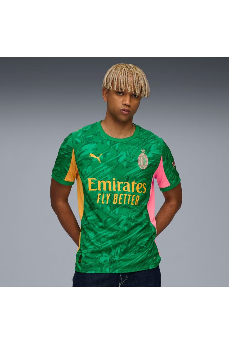 Men's Puma  Green AC Milan 2025/26 Replica Goalkeeper Jersey, Alternate, color, Green
