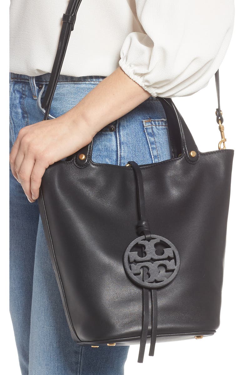 Tory Burch Miller Leather Bucket Bag, Alternate, color,