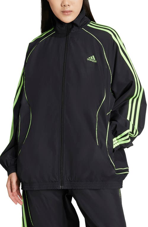 Adidas Originals Adidas Teamgeist Oversize Recycled Polyester Track Jacket In Multi