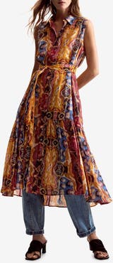 Desigual Abstract Print Sleeveless Dress