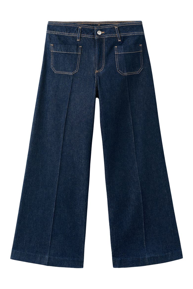 Wide Leg Jeans, Alternate, color, OPEN BLUE