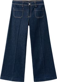 MANGO Wide Leg Jeans