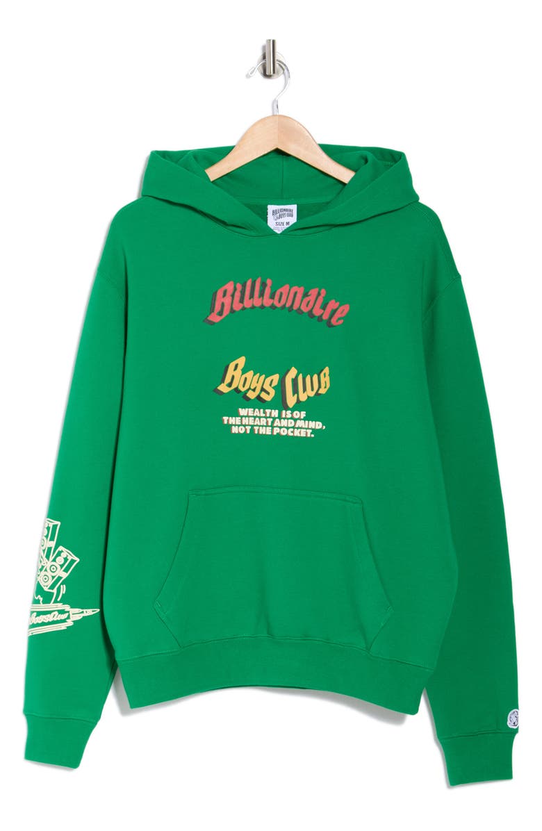 Billionaire Boys Club Motion Graphic Hoodie, Main, color, Jolly Green
