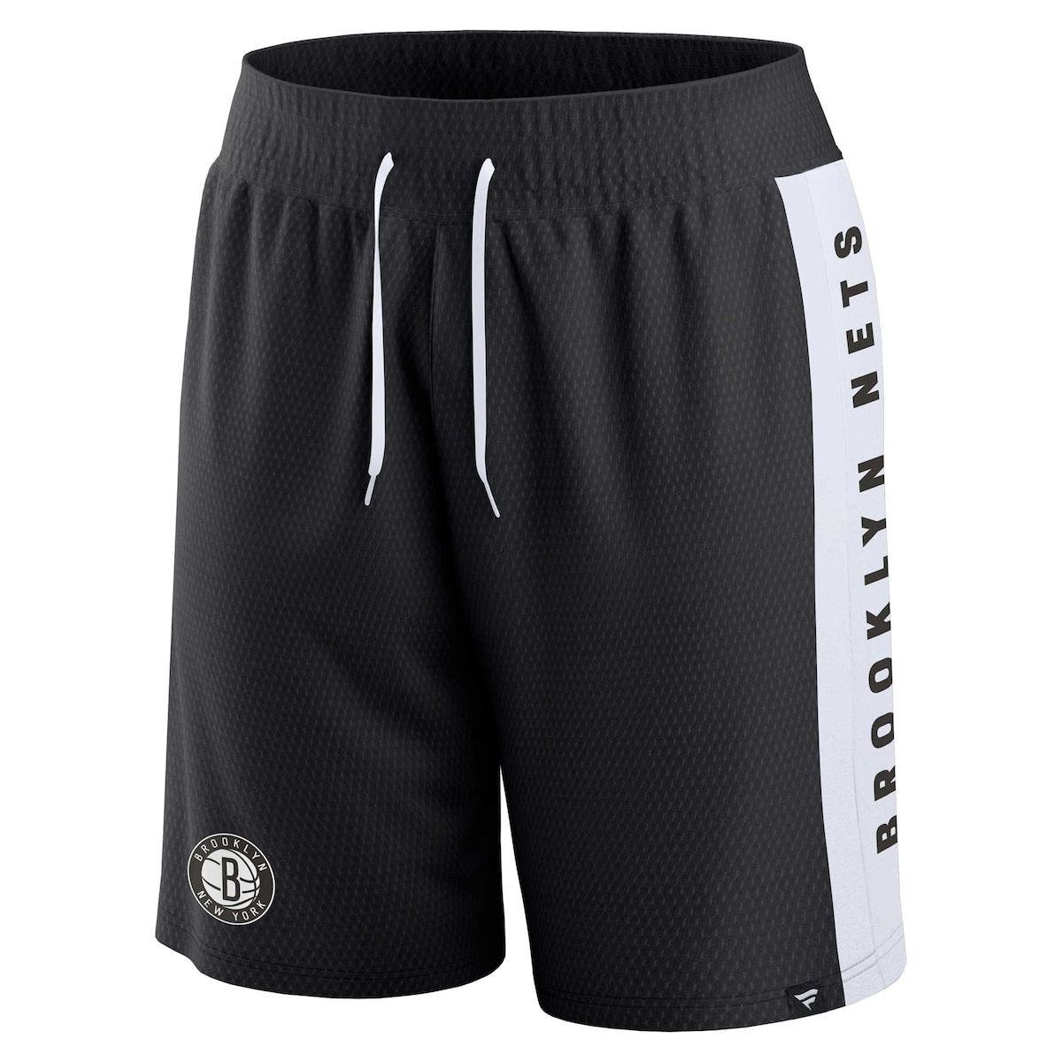 Men's Fanatics Branded Black Brooklyn Nets Referee Iconic Mesh Shorts - image 2