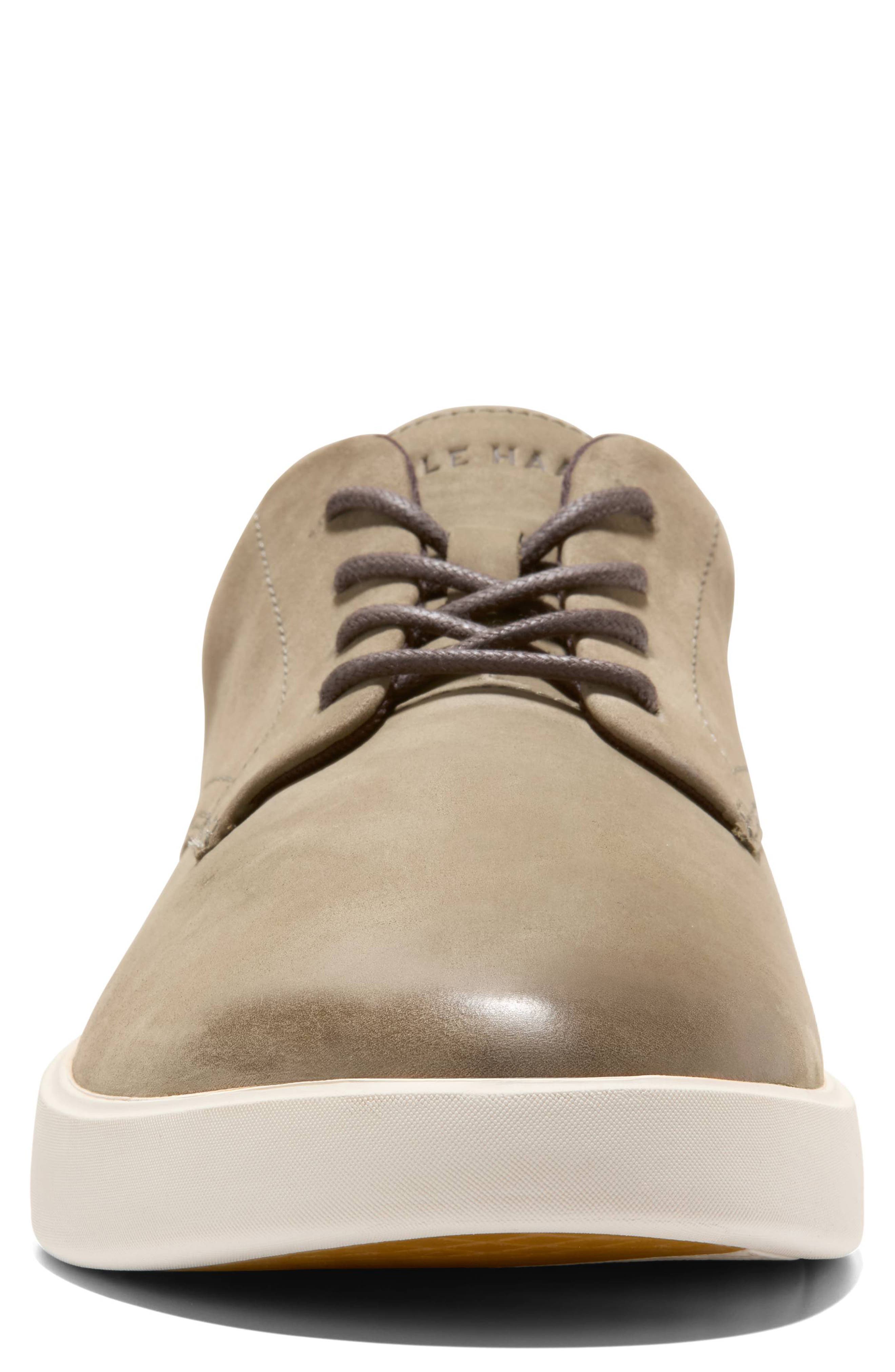 Grand Crosscourt Daily Plain Toe Sneaker, Alternate, color, SEA TURTLE NUBUCK / CHOCOLATE