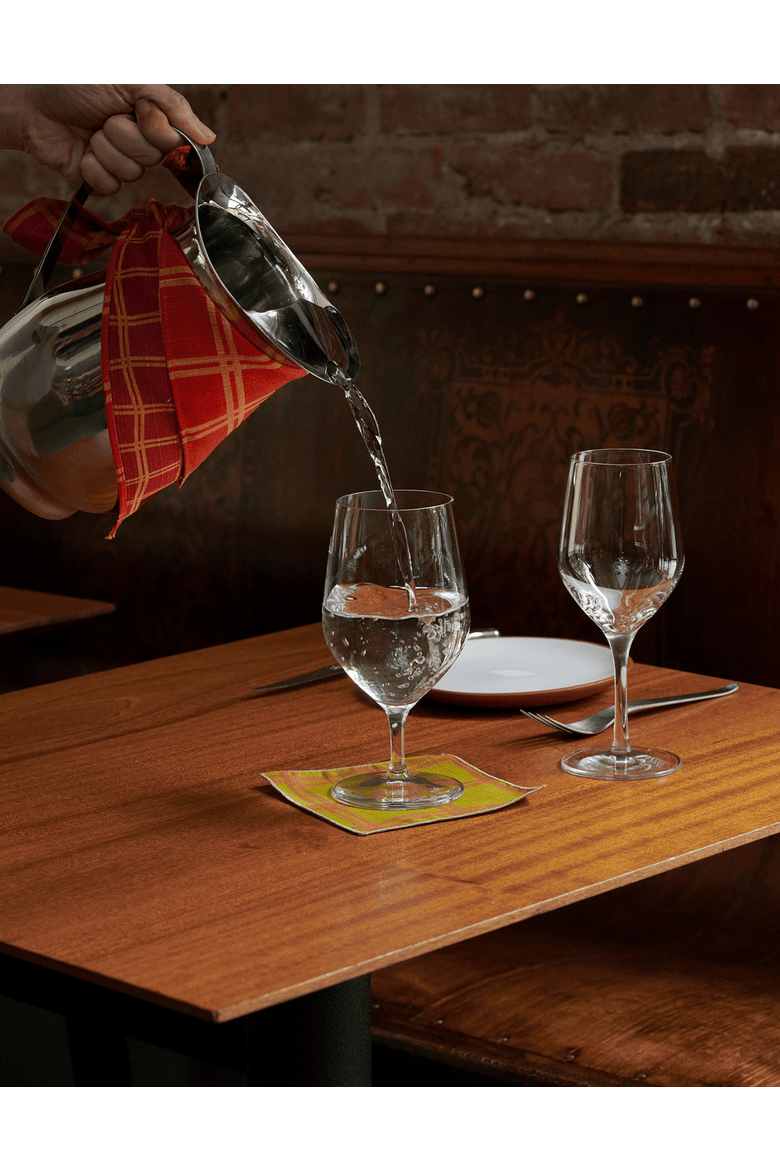 Grid Dinner Napkins - High Season Set of 4, Alternate, color, VINO