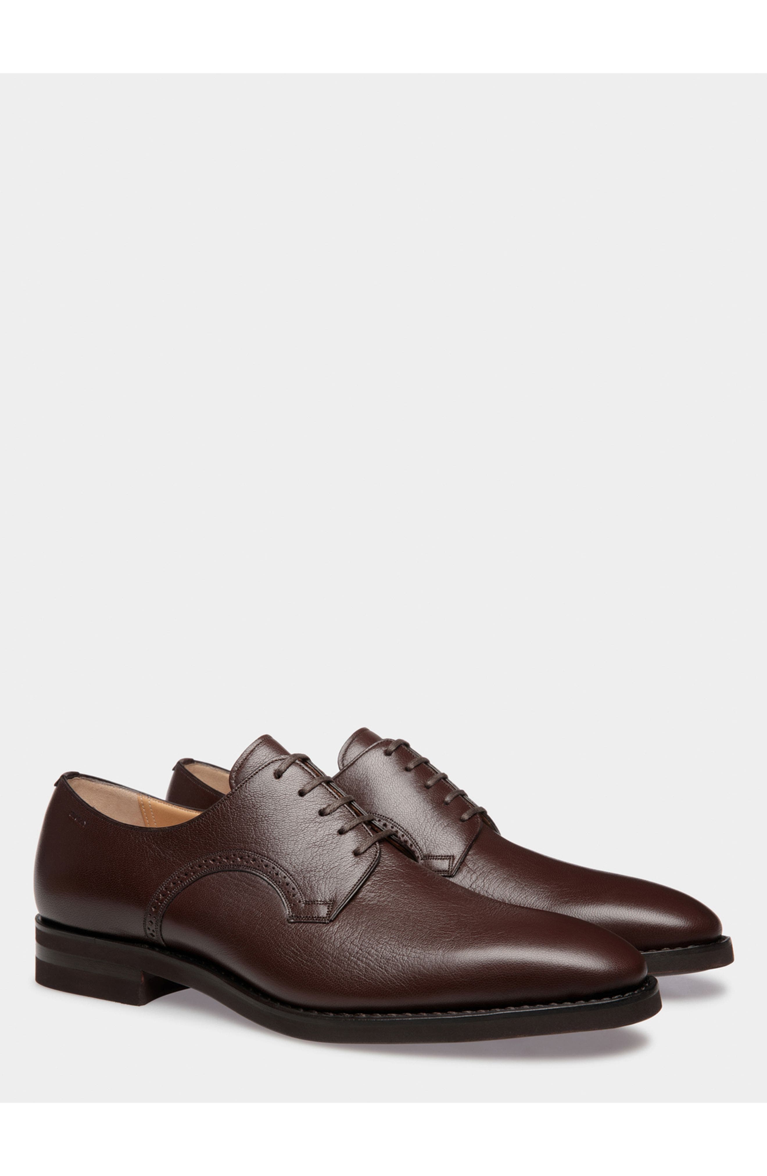 Bally Scribe Derby in Grained Leather, Alternate, color, 