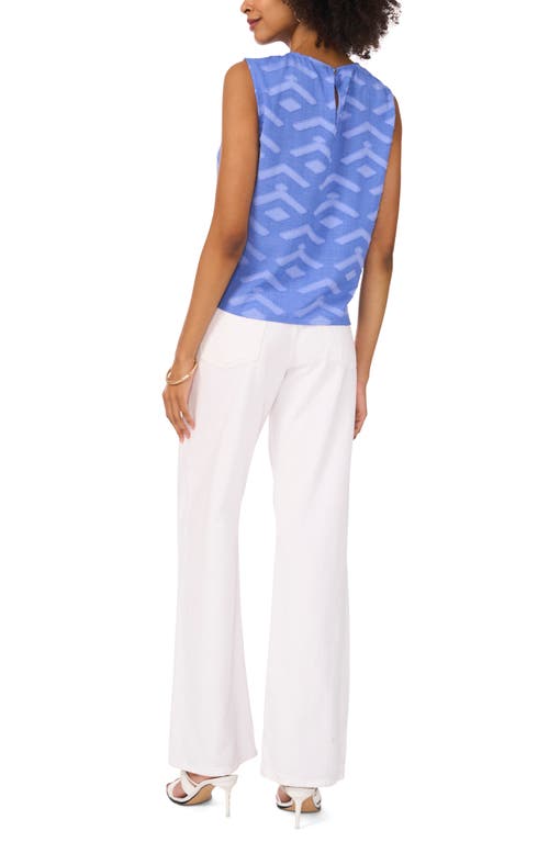 Shop Vince Camuto Sleeveless Crewneck Top In Serene Sky