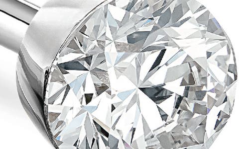 MARIA TASH MARIA TASH SINGLE INVISIBLE SET DIAMOND STUD EARRING