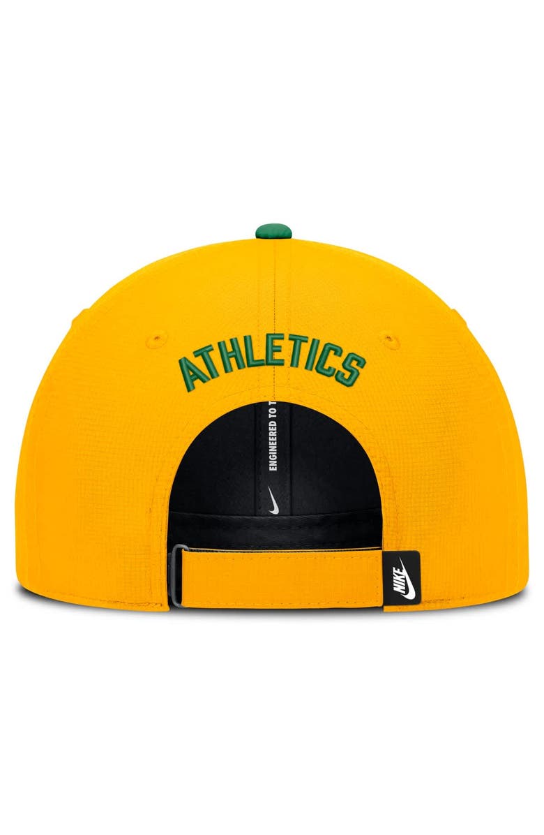 Nike Men's Nike Gold Oakland Athletics Cooperstown Collection Club Dri-FIT Adjustable Hat, Alternate, color, Gold