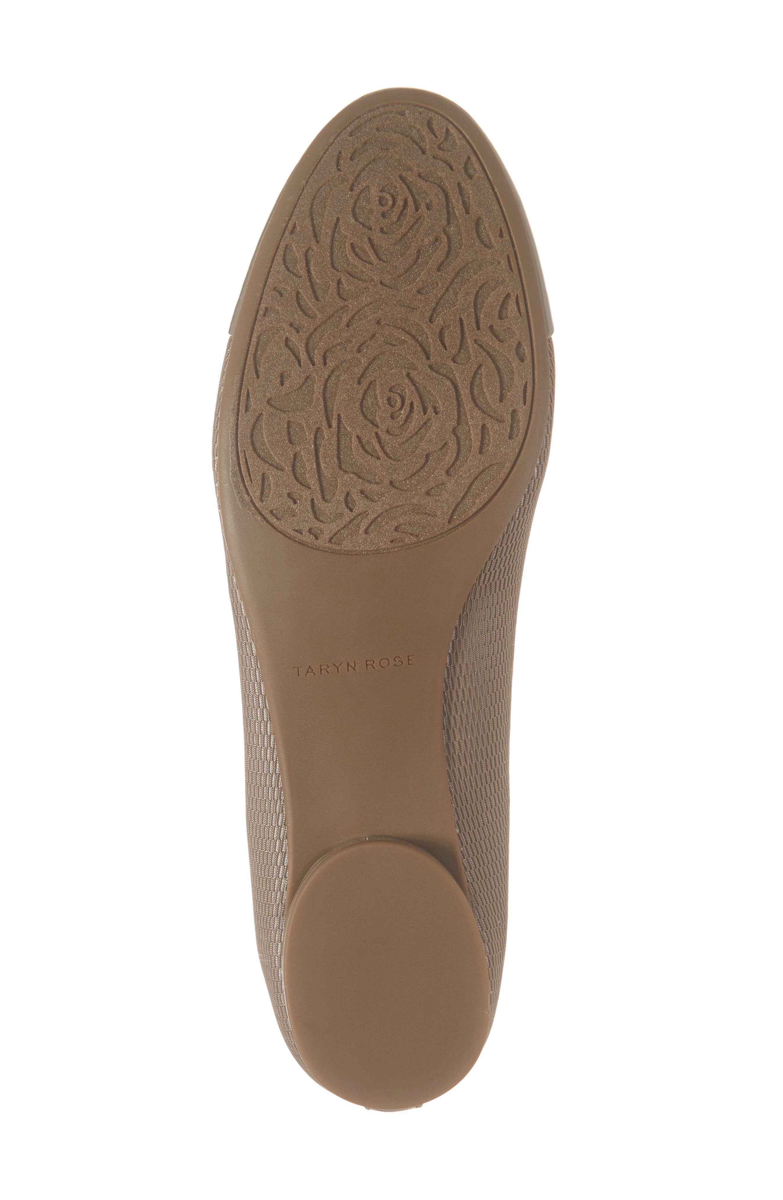 Paige Cap Toe Ballet, Alternate, color, CLAY STRETCH MESH/ PATENT