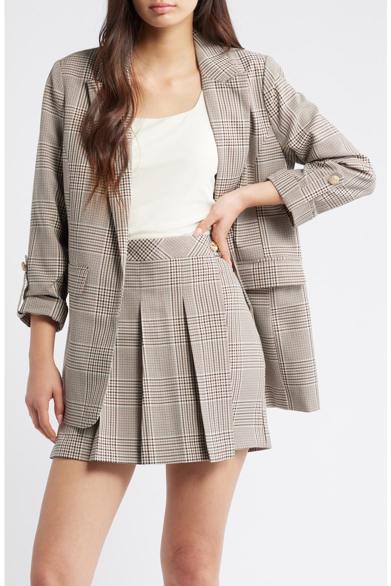 Check Jacket, Main, color, BROWN
