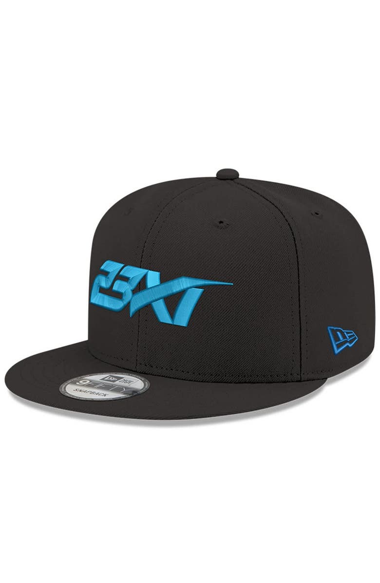 New Era Men's New Era Black 23XI Racing Adelante Juntos Mexico City Race 9FIFTY Snapback Hat, Alternate, color, Black