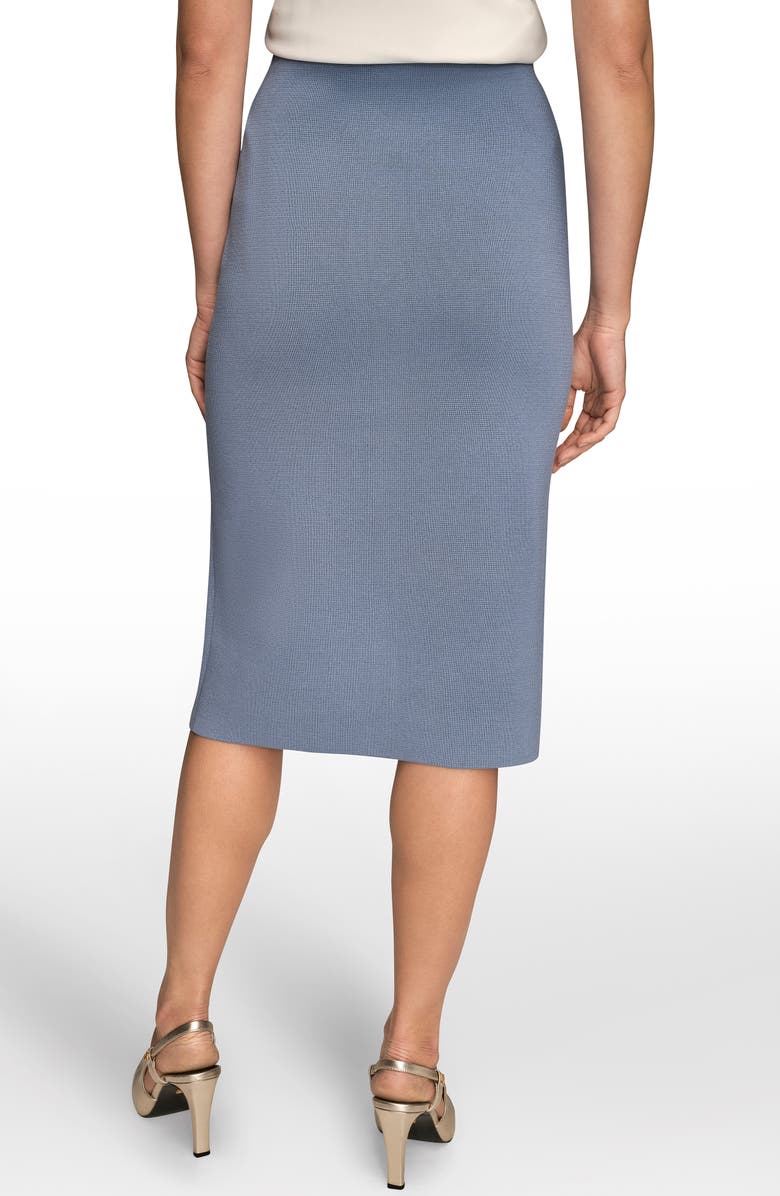 Donna Karan New York Faux Button Knit Pencil Skirt, Alternate, color, Tempest