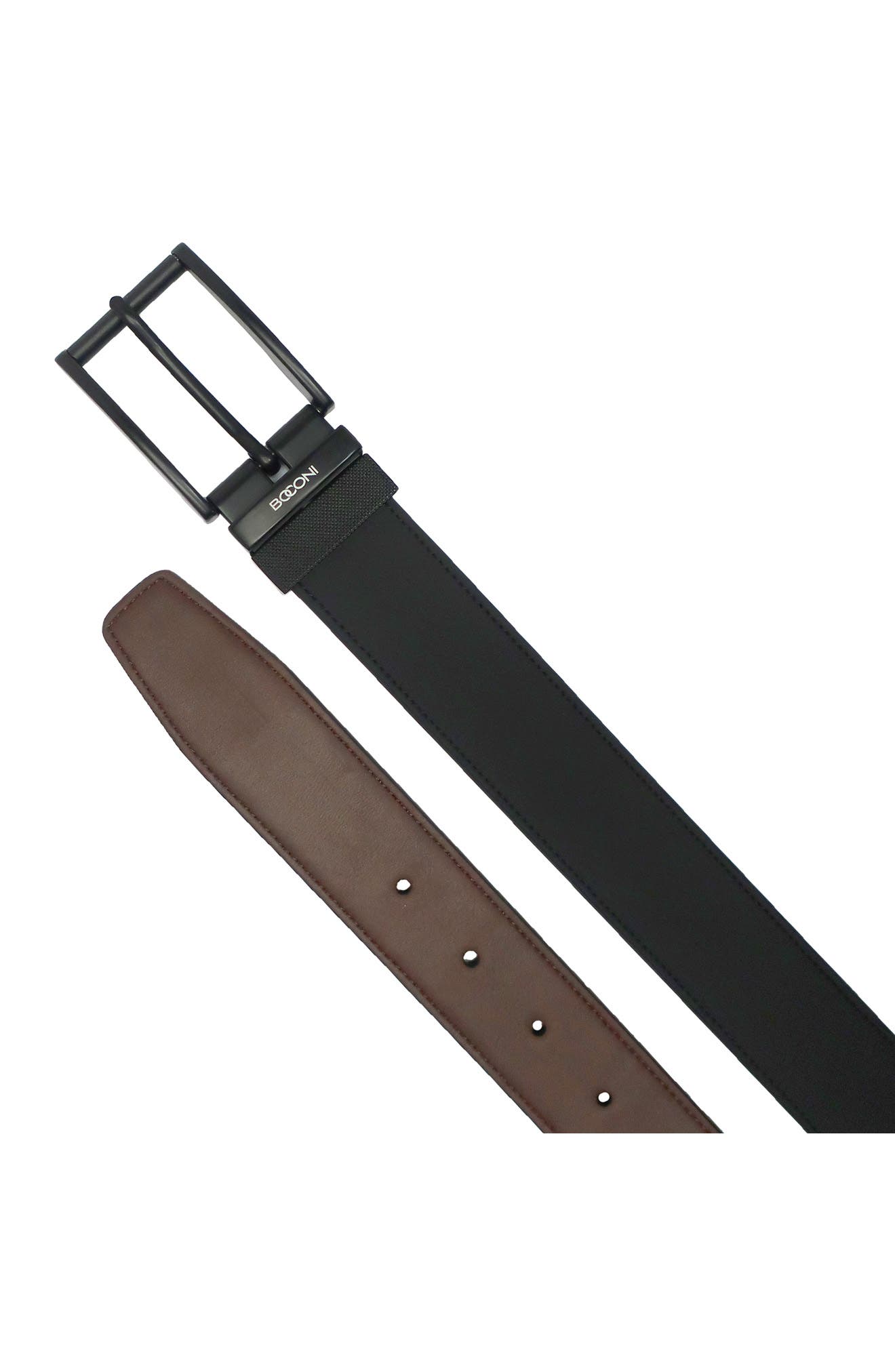 Reversible Leather Dress Belt