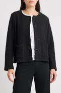 Eileen Fisher Textured Organic Cotton Jacket