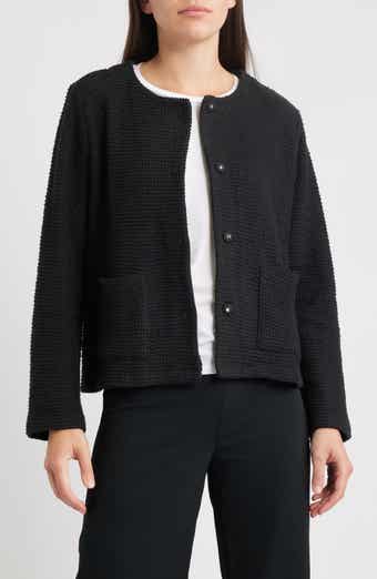 Eileen Fisher Textured Organic Cotton Jacket
