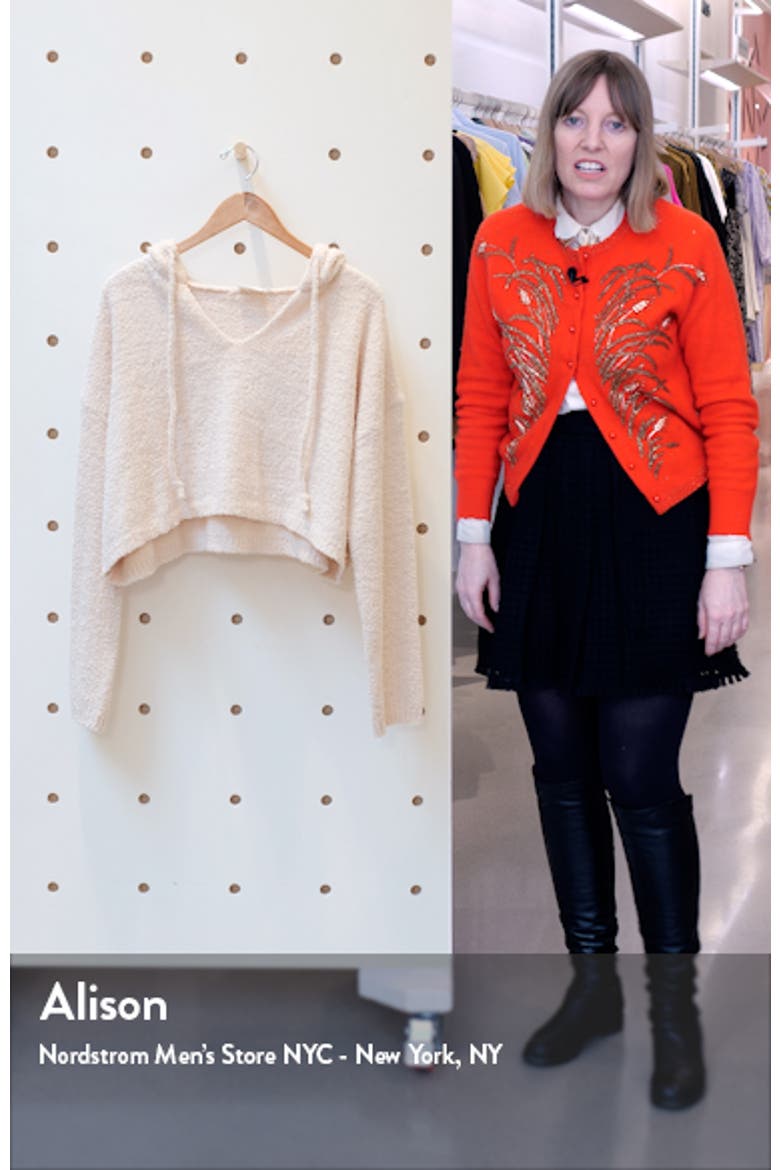 Notched Neckline Hoodie video