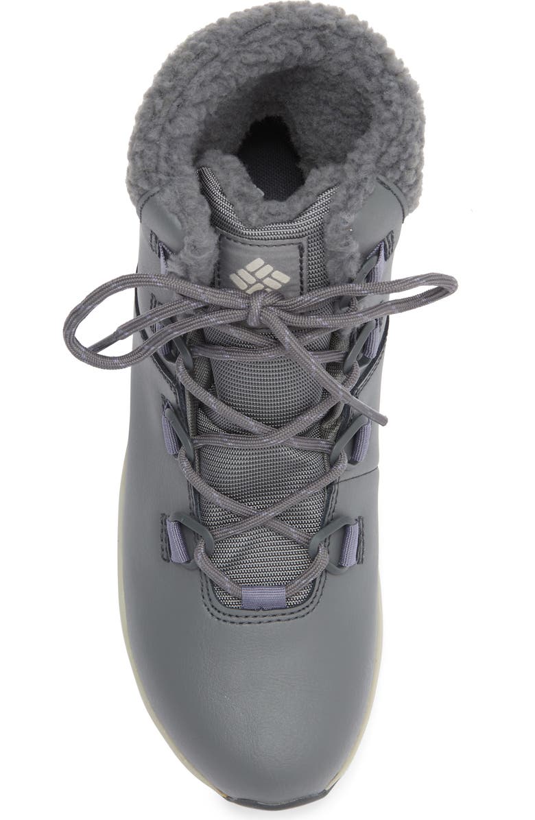 Columbia Moritza Waterproof Insulated Fleece Lined Hiking Boot, Alternate, color, Grey Steel