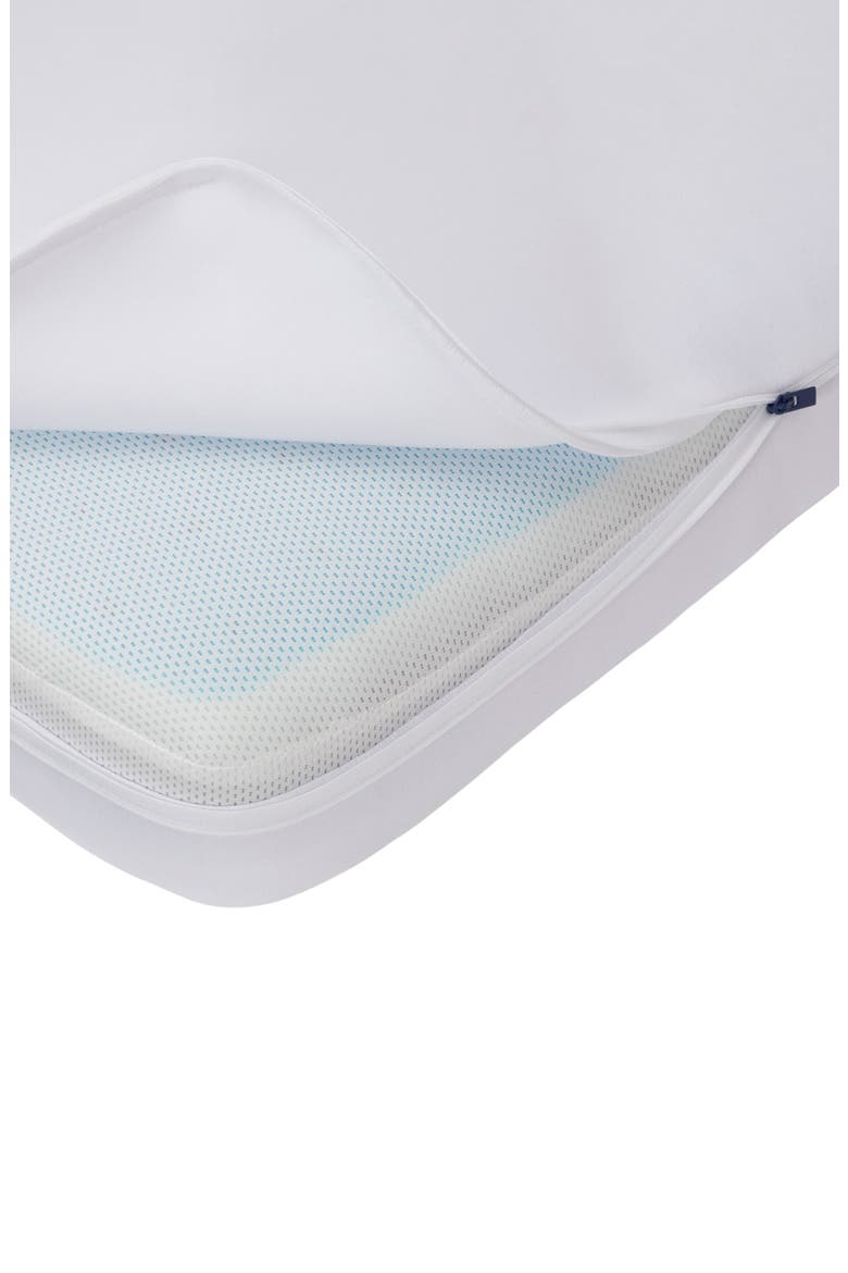 Low Loft Foam Pillow with Snow Technology™, Alternate, color, WHITE