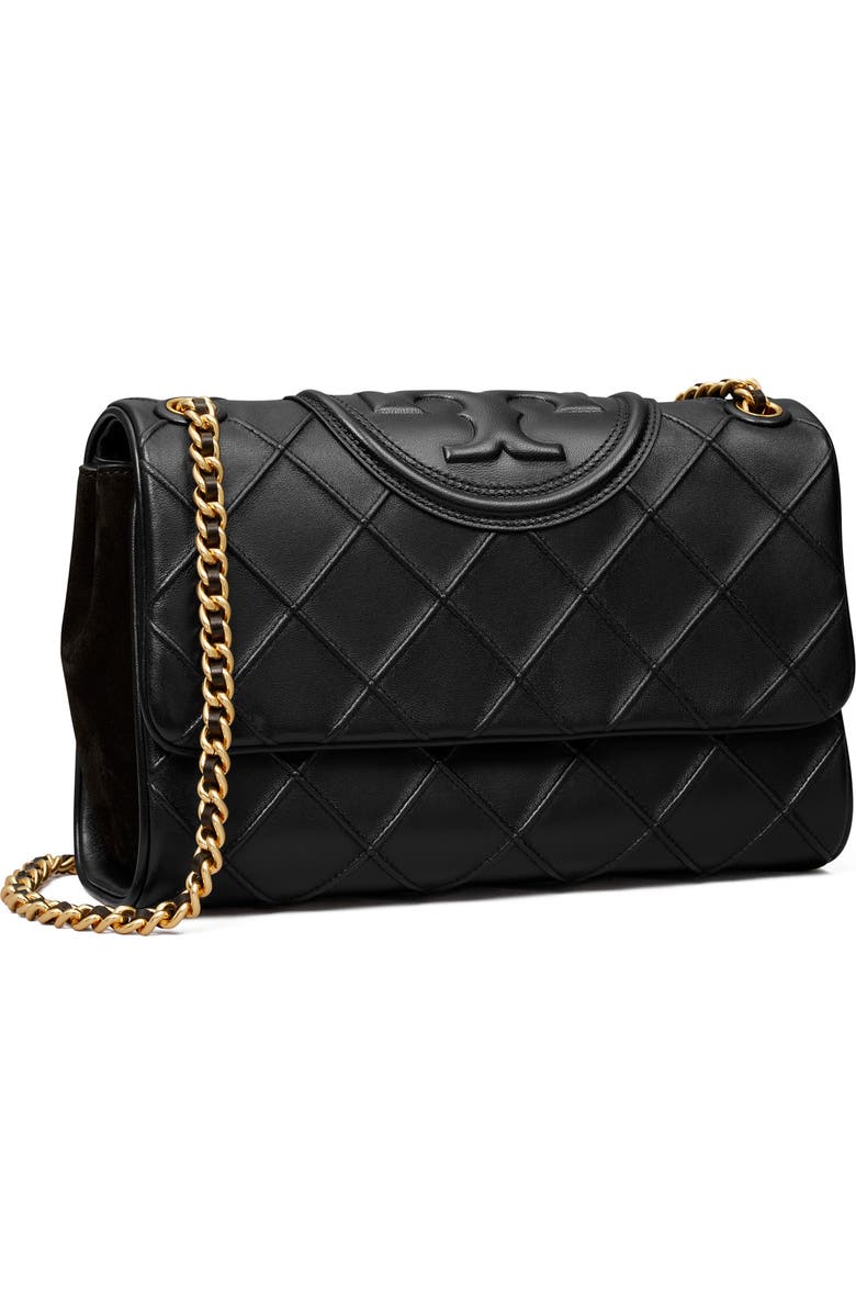 Tory Burch Fleming Soft Convertible Leather Shoulder Bag, Alternate, color,