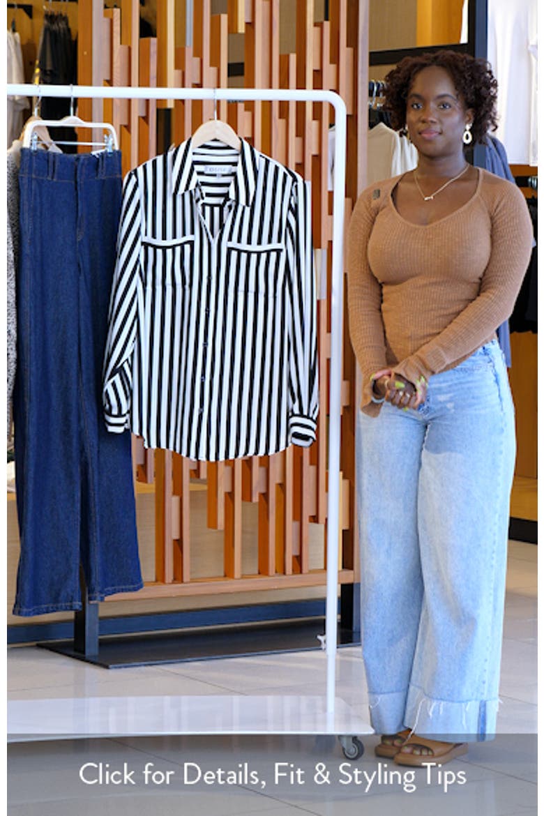 Stripe Button-Up Shirt video