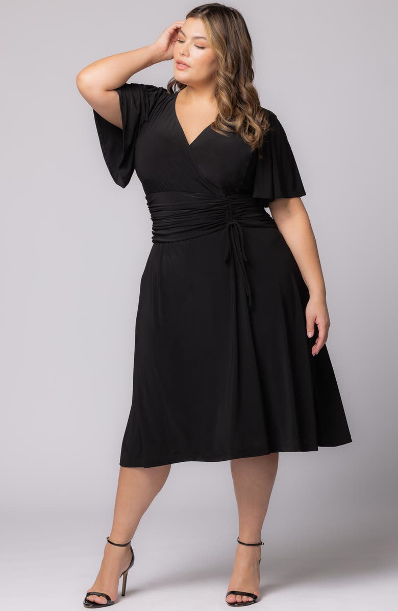 Jemma Ruched Tie Dress
