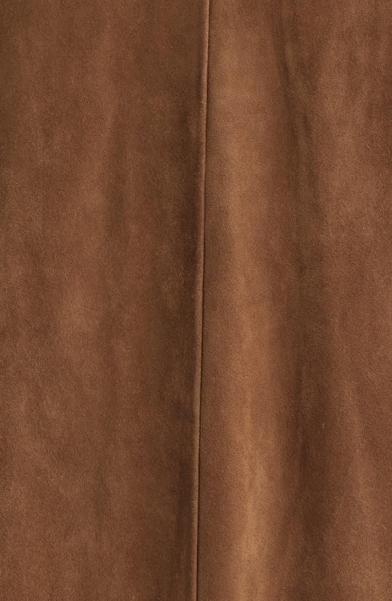 FRAME Suede Chore Coat, Alternate, color, Caramel