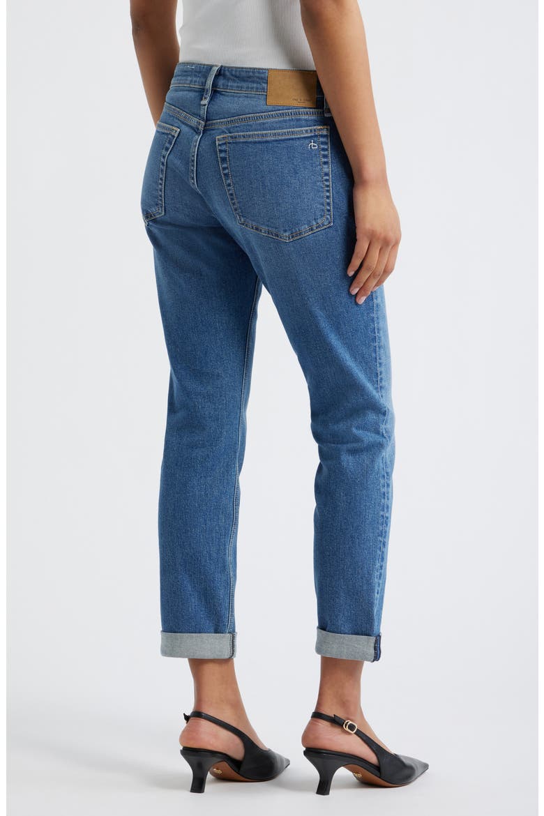 Dre Low Rise Slim Boyfriend Jeans, Alternate, color, MILLERTON