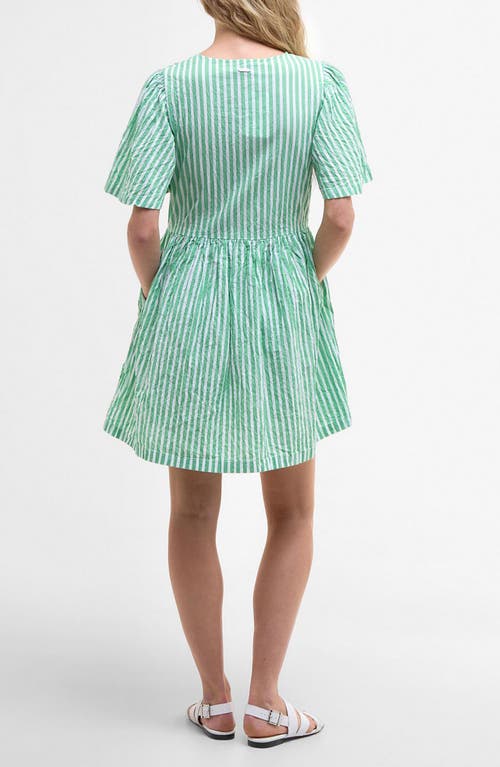 Barbour Daison Stripe Seersucker Minidress