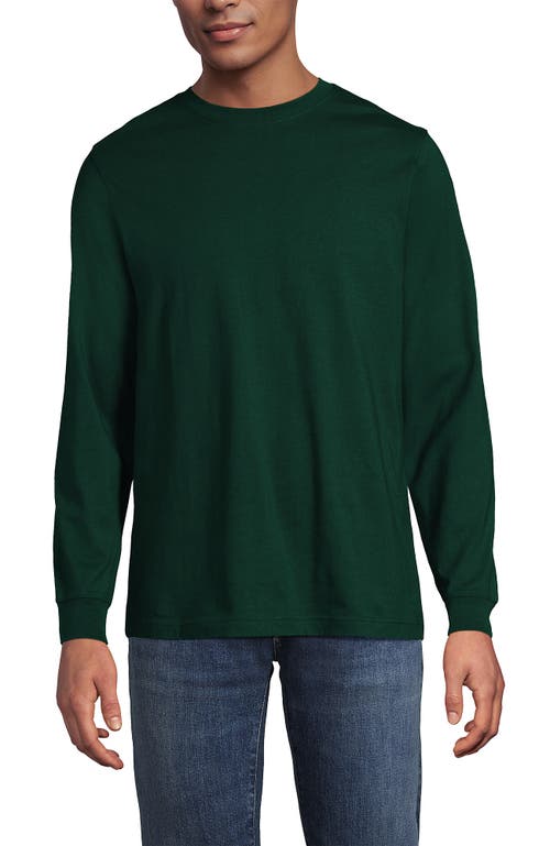Lands' End Super-t Long Sleeve T-shirt In Green