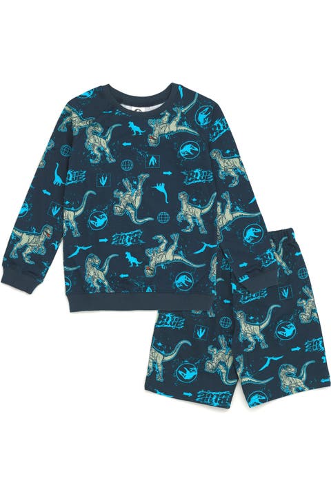 Jurassic Park T-Rex 2-Piece Sweatshirt and Shorts Set