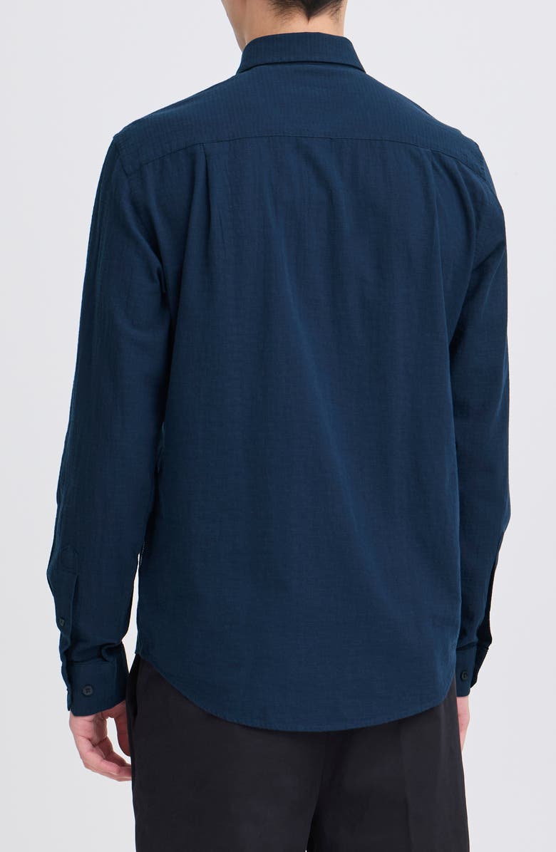 CASUAL FRIDAY Regular Fit Cotton Button-Up Shirt, Alternate, color, Navy Blazer
