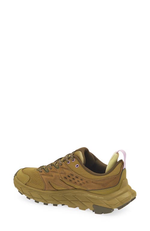 Hoka Anacapa Breeze Aero Low Breathable Trail Running Shoe In Green Moss/dark Olive
