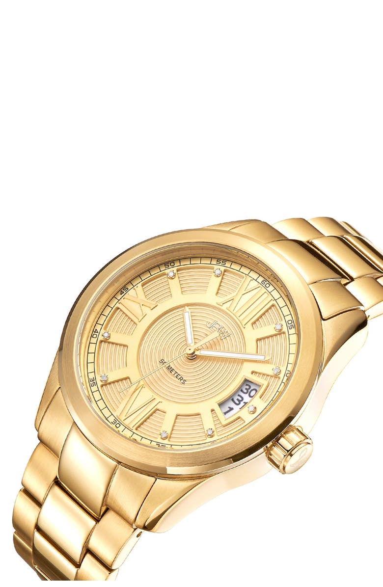 JBW Men's Cristal Diamond Watch, 44mm - 0.09 ctw, Alternate, color, 