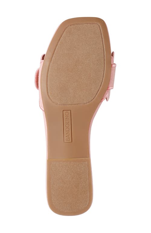 Bandolino Silla Scallop Slide Sandal In Light Pink
