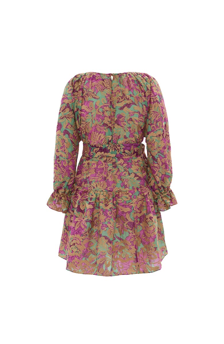 La DoubleJ The Uma Mini Dress, Alternate, color, Lilium Purple