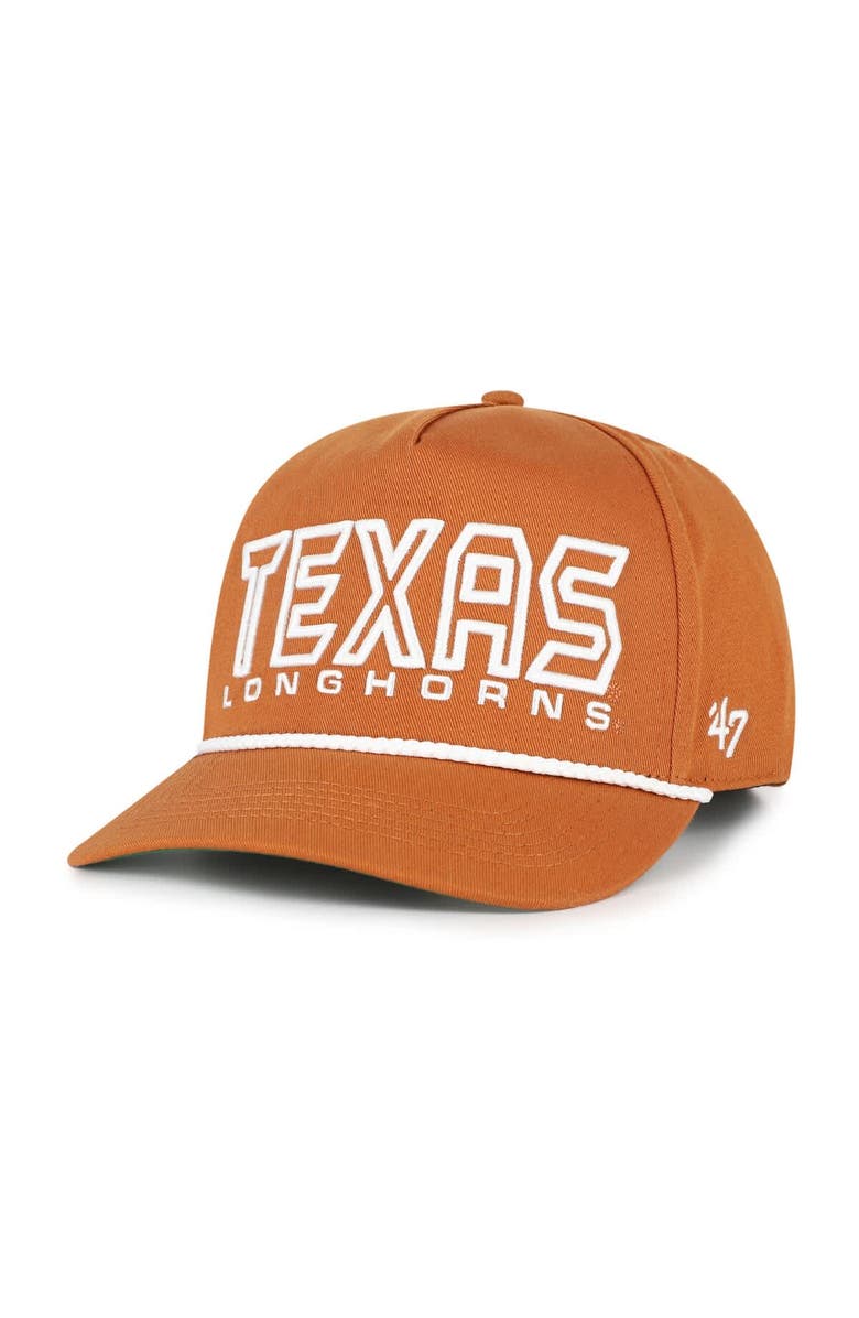 '47 Youth '47 Texas Orange Texas Longhorns Byline Hitch Adjustable Hat, Alternate, color, 