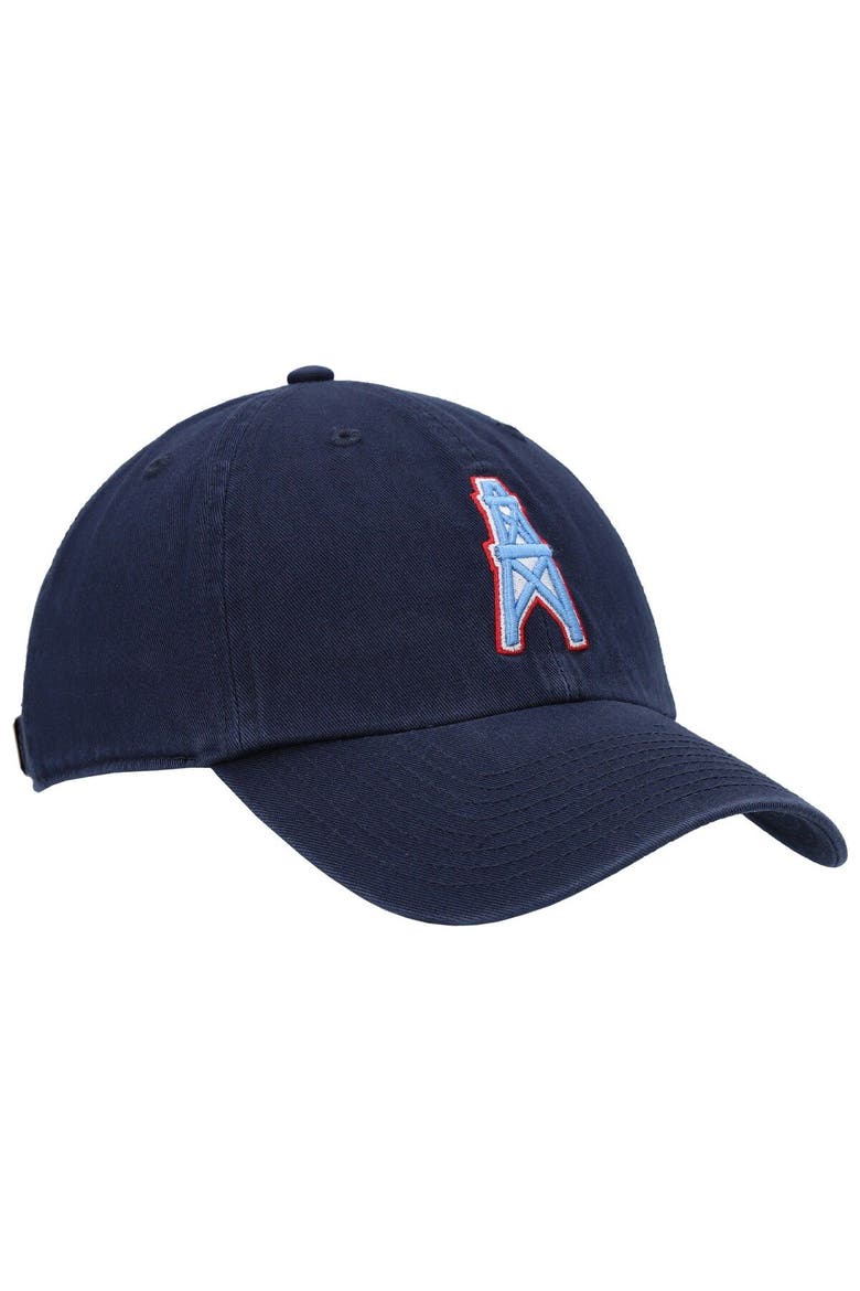 Men's '47 Navy Houston Oilers Clean Up Legacy Adjustable Hat, Alternate, color, Navy