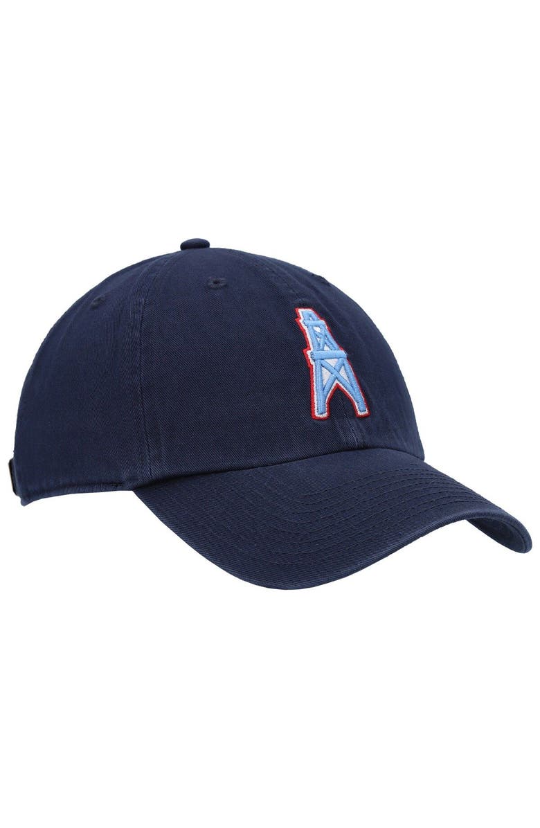 '47 Men's '47 Navy Houston Oilers Clean Up Legacy Adjustable Hat, Alternate, color, Navy