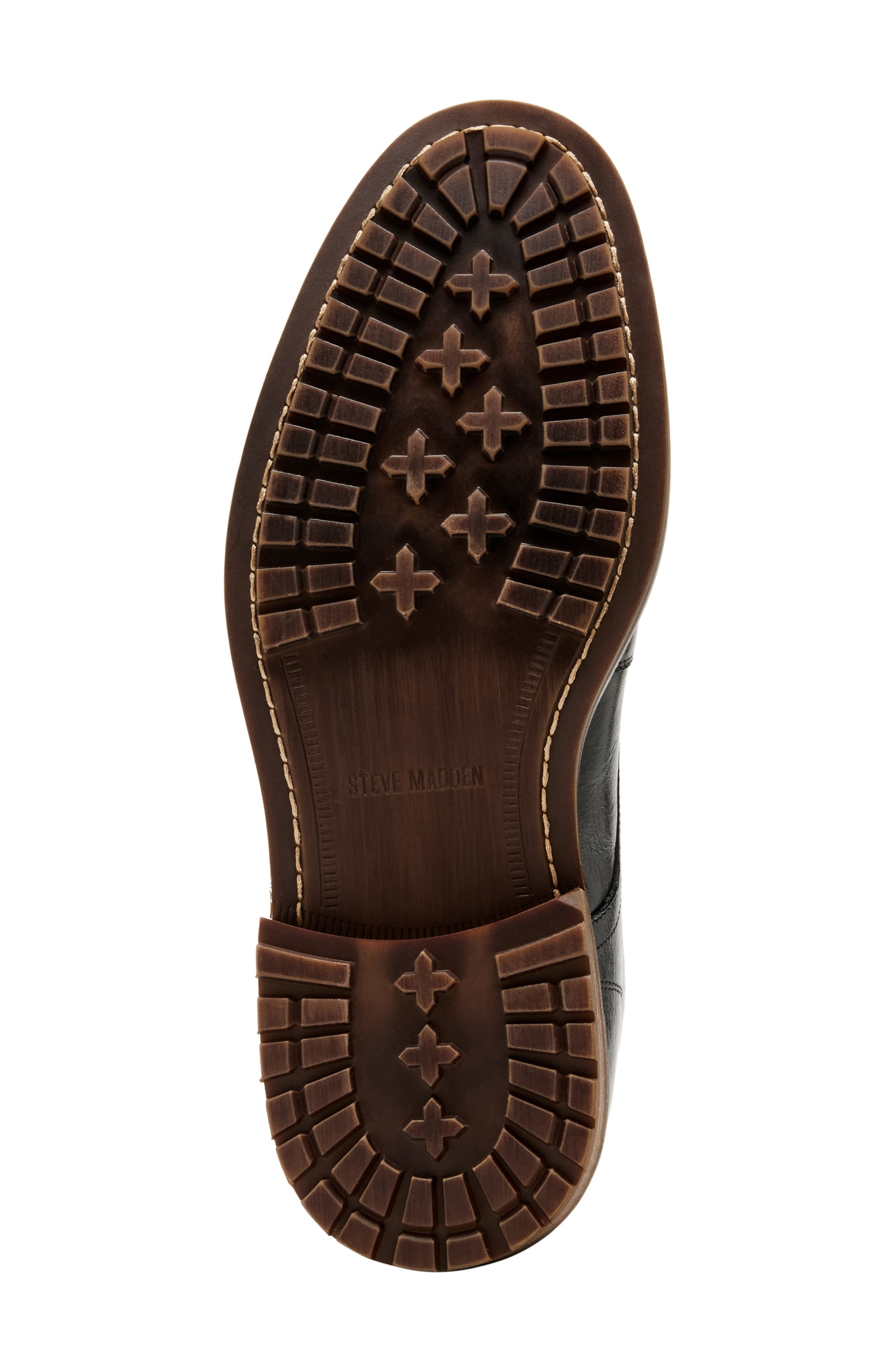 Steve Madden Noby Lace-Up Boot, Alternate, color, Black