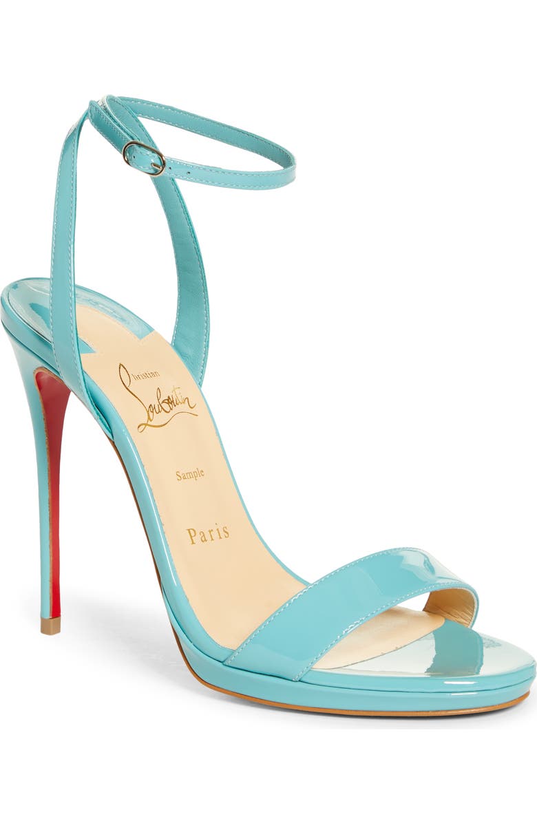 Christian Louboutin Loubi Queen Ankle Strap Sandal, Main, color,