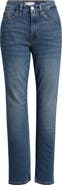 Good American Good Icon High Waist Straight Leg Jeans
