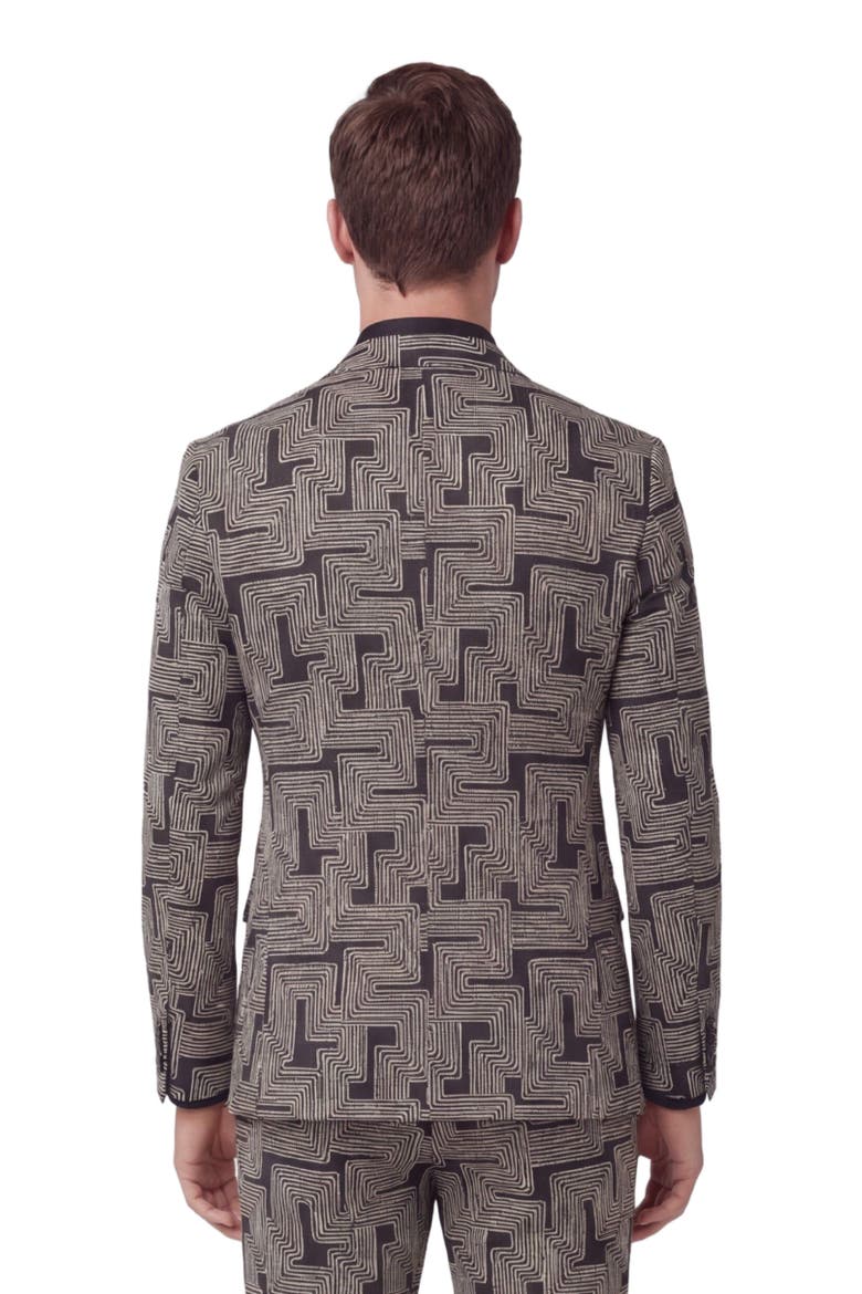 Inter Twine Mens Tailored Blazer, Alternate, color, INTER TWINE BLACK