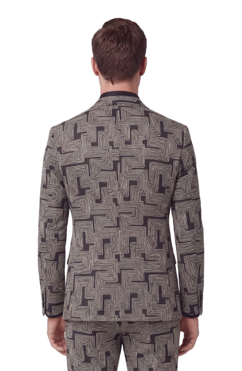 Lords of Harlech Inter Twine Mens Tailored Blazer, Alternate, color, Inter Twine Black