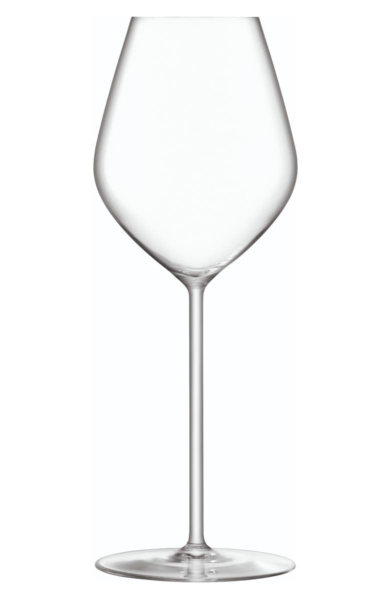 LSA Borough Set of 4 Tulip Champagne Glasses, Main, color, Clear